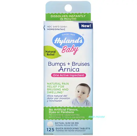 HYLAND`S Baby, Bumps + Bruises with Arnica, ТАБ.№125