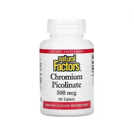 Піколінат хрому Natural Factors  500 мкг таблетки 90 шт