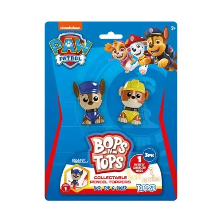 Набір колекційних фігурок-топерів Sambro серії "Bop n Tops" – щенячий патруль (3 фігурки, в асортимент.)
