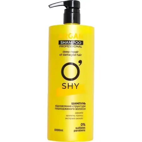 Шампунь для волосся O'Shy Argan Відновлення структури пошкодженного волосся Professional 1000 мл
