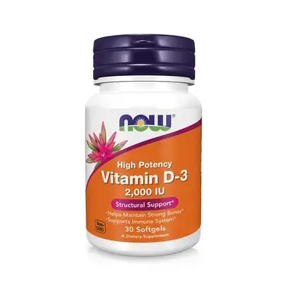 Витамин D-3 NOW FOODS 2000 МЕ капсулы мягкие №30