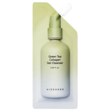 HGC11, Очищающий гель для лица с коллагеном и зеленым чаем HIDEHERA