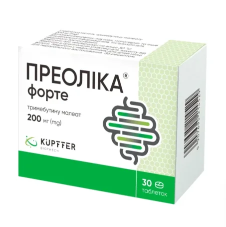 Преолика Форте таблетки по 200 мг, 30 шт.