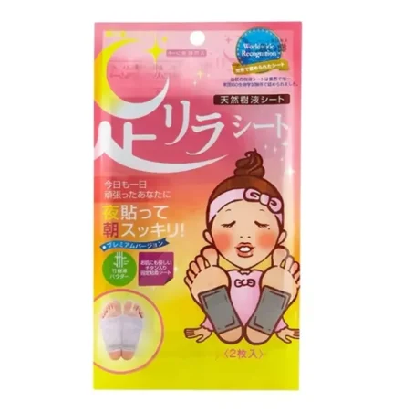 MEGUMI Foot Relax Sheet Titanium детокс-пластыри для ног (титан) 2 шт