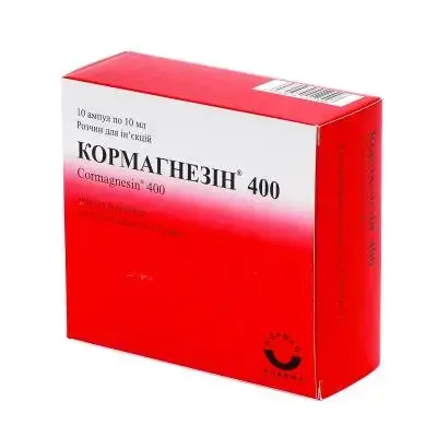 КОРМАГНЕЗІН 400 10 мл №10 р-н для ін. амп.