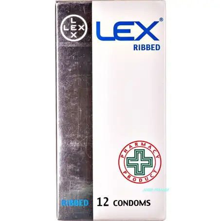 Презервативы LEX Ribbed №12 ребрист