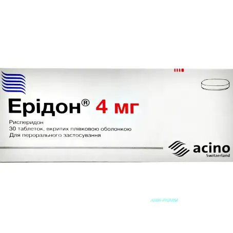 ЕРІДОН 4 мг №30 табл. в/о
