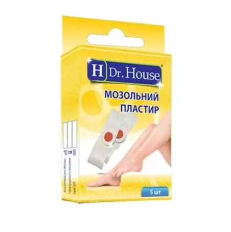 Пластырь медицинский Dr. House мозольный, 5 штук