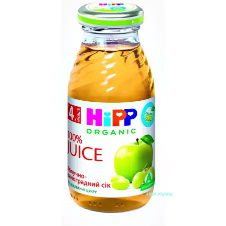 СІК HIPP Яблуко-Виноград 200 мл