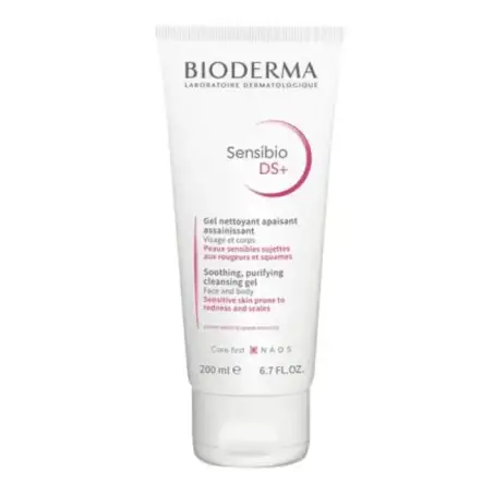Гель Bioderma Sensibio DS+ очищающий для лица и тела, для чувствительной кожи, 200 мл