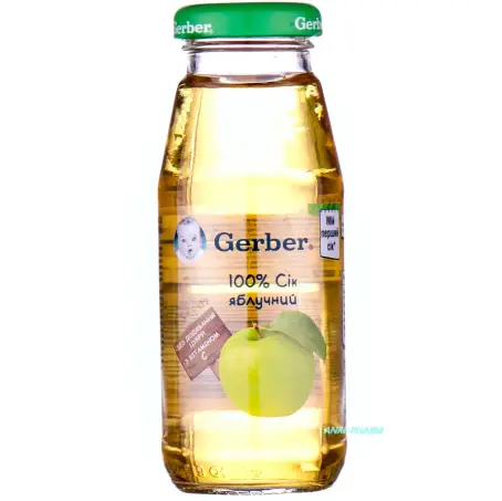 СОК GERBER ЯБЛОЧНЫЙ с 3 мес. 175 мл