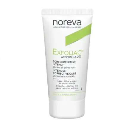 Крем для обличчя Noreva Exfoliac Acnomega 200 Intensive інтенсивний матуючий, 30 мл