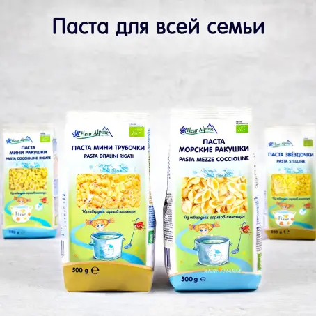 МАКАРОНИ FLEUR ALPINE Органіч. Міні трубочки 500 г