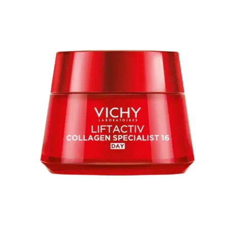 Vichy Ліфтактив колаген спеціаліст 16, денний антивіковий крем з ко-бондинг технологією для корекції 16 ознак старіння шкіри обличчя, 50 мл