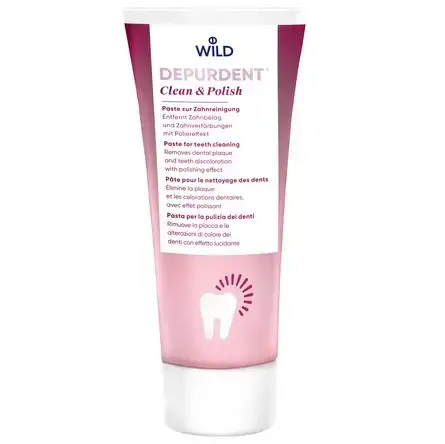 Зубная паста Dr. Wild Depurdent Clean & Polish для очищения и полировки зубов, 75 мл