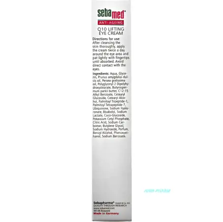 КРЕМ SEBAMED д/шкіри навк. очей антивіковий Q10 15 мл