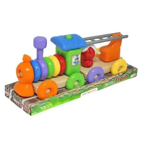 Игрушка развивающая "Funny train" 23 эл