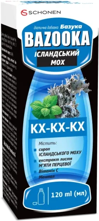 Базука Ісландський мох еліксир 120 мл