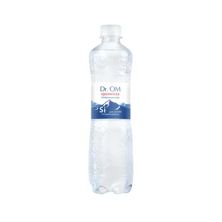Минеральная кремниевая вода DR. OM, сильногазированная 0,5 л