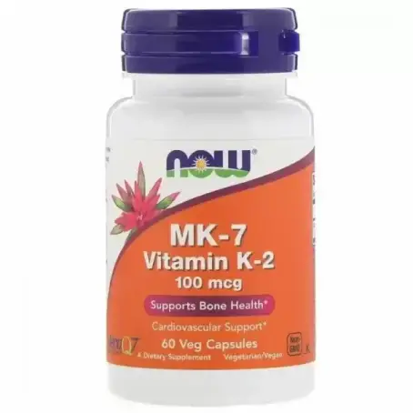 Вітамін К-2 100 мкг NOW Vitamin K2 (MK-7) капсули м'які №60