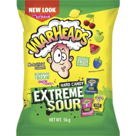 ЦУКЕРКИ WARHEADS EXTREME SOUR в асорт.