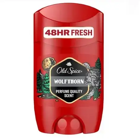 Дезодорант-стік Old Spice Wolfthorn 48H чоловічий без алюмінію, 50 мл
