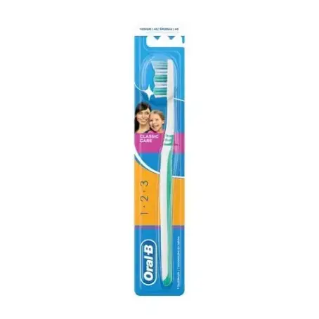 Зубная щетка Oral-B 123 Классик средняя, ​​1 шт.
