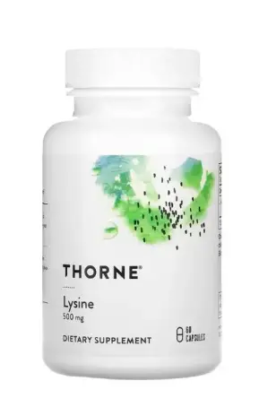 Лізин L-lysine Thorne Research, 500мг 60 капсул