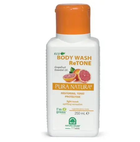 Гель для душа Pura Natura Eco Body Wash Тонізуючий з грейпфрутом 250 мл