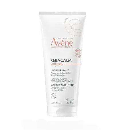 Молочко для лица и тела Avene XeraCalm Nutrition увлажняющее для чувствительной и очень сухой кожи, 200 мл