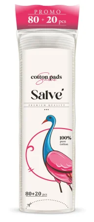 Ватні диски Salve 80+20 шт