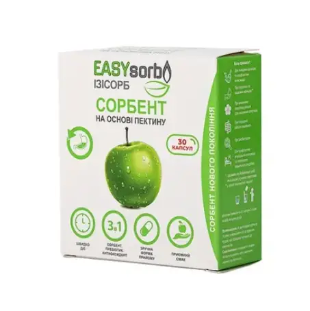 Сорбент EASYsorb на основі пектину капсули №30