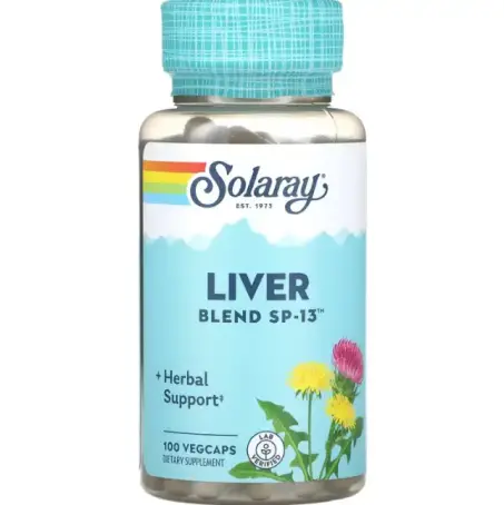 Комплекс печени Solaray Liver Blend SP-13 вег. капсулы, 100 шт