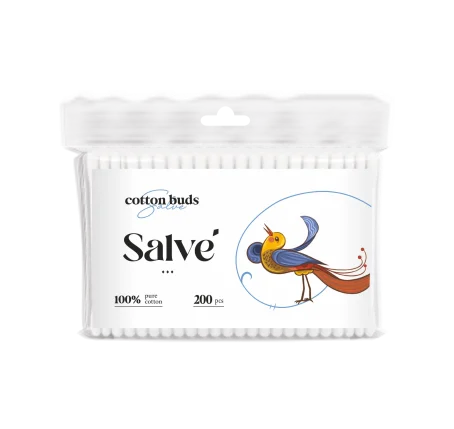 Ватные палочки Salve П/Е, 200 шт