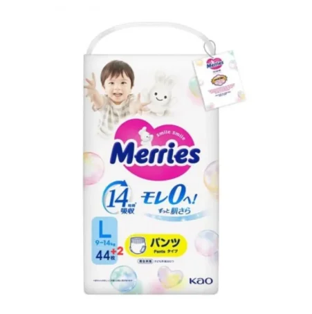 KAO Merries підгузки-трусики, L (9-14 кг), 46 шт