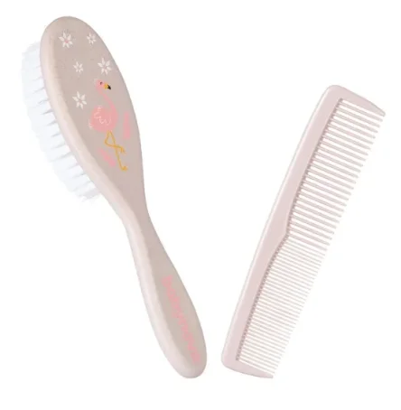 Расческа и щетка из искусственной щетины Baby-Nova, для девочки