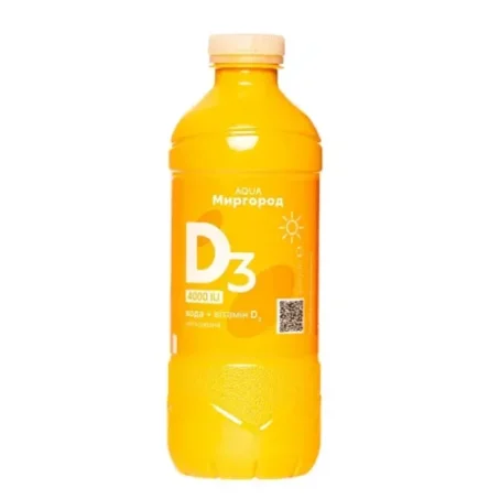 Питна вода "AQUA Миргород з вітаміном D3" 4000 МО 0,33 л н/г