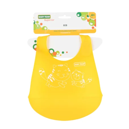 Нагрудник силиконовый Baby Team арт. 6591