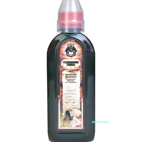 Желтый раствор на основе скипидара живичного 250 мл №0