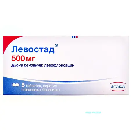 ЛЕВОСТАД 500 мг №5 табл. в/о