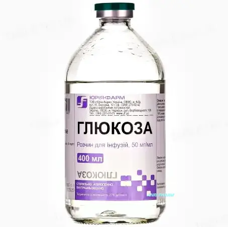 ГЛЮКОЗА 5% 400 мл р-р инф. бутылка