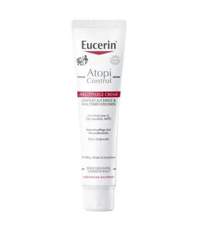 Интенсивный успокаивающий крем Eucerin (Юцерин) AtopiControl для атопической кожи в период обострения, 40 мл