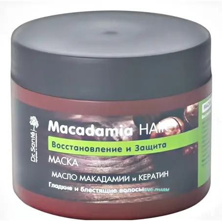МАСКА ДЛЯ ВОЛОССЯ DR.SANTE Macadamia Hair Відновл. і захист 300 мл