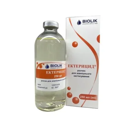 Ектерицид розчин д/зовн. заст. по 250 мл у пляш.