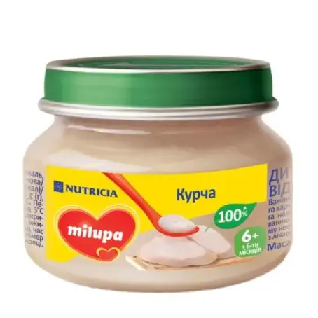MILUPA Пюре Курча 6+ міс. 80 г