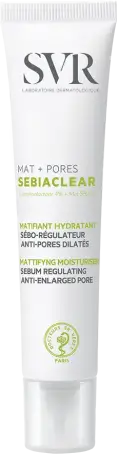 Крем для обличчя SVR Sebiaclear Mat + Pores матуючий та порозвужуючий для комбінованої та жирної шкіри, 40 мл
