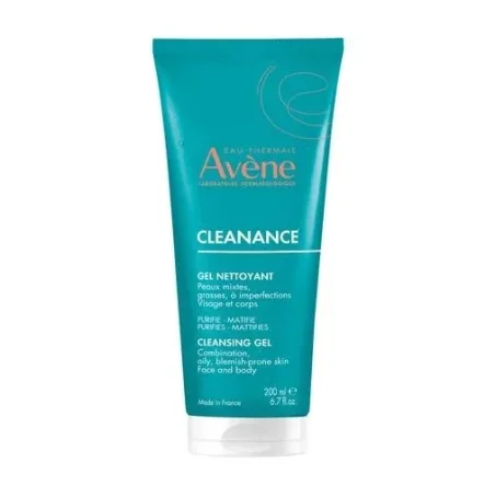 Гель для обличчя і тіла Avene Cleanance очищуючий для проблемної шкіри, 200 мл
