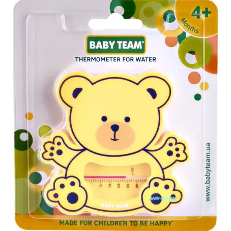 ТЕРМОМЕТР Д/ВОДИ BABY TEAM Ведмедик 7302