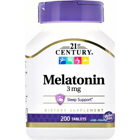  МЕЛАТОНІН 21st CENTURY 3 мг,200 табл.