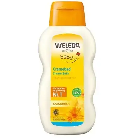 Молочко для купання дитяче Weleda Baby Calendula Календула, 200 мл